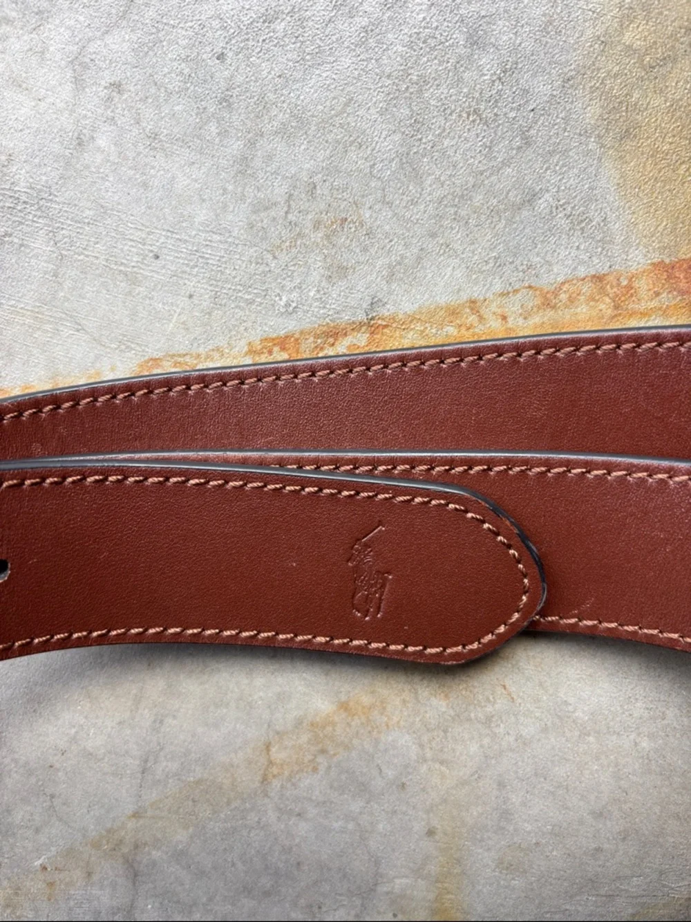 Polo Ralph Lauren Reversible Leather Belt Brown Black XXL 54” Baggy Streetwear
